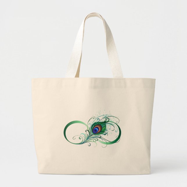 Grand Tote Bag Symbole de l'Infinity (Devant)
