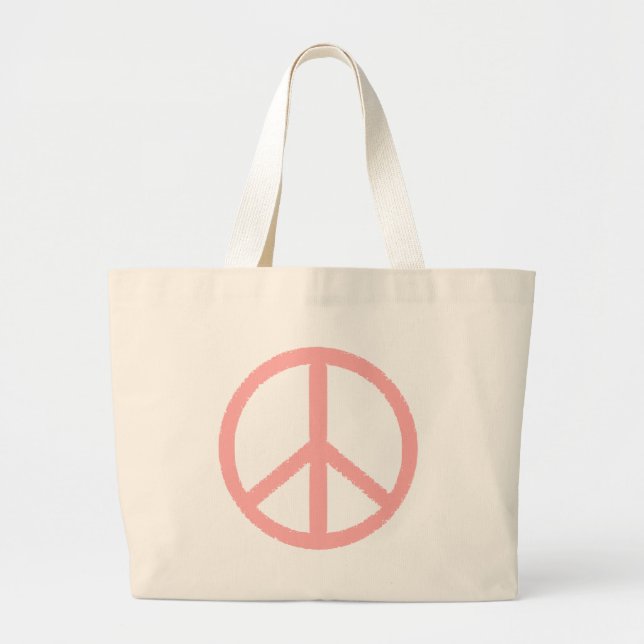Grand Tote Bag symbole de paix (Devant)