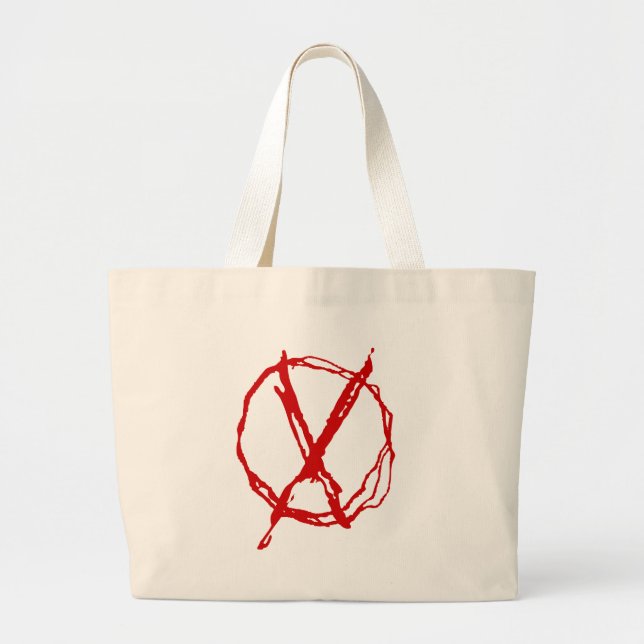 Grand Tote Bag Symbole d'opérateur (Devant)