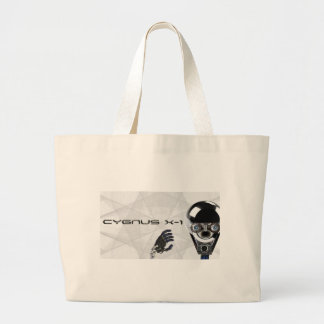 Grand Tote Bag T de logo de robot du Cygnus X-1 et peu