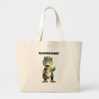 Grand Tote Bag T Rex Pouce en l'air