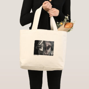 Grand Tote Bag T-shirt Femme Loup – Un Esprit Sauvage Une Âme Cos