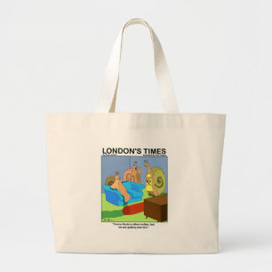 Grand Tote Bag T-shirts drôles et objets à collectionner pour mar