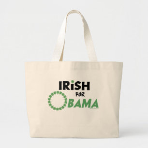 Grand Tote Bag T-shirts et butin d'Obama d'Irlandais