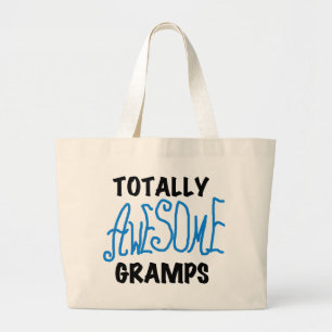 Grand Tote Bag T-shirts et cadeaux Blue Totally Awesome Gramps