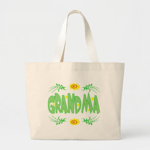 Grand Tote Bag T-shirts et cadeaux de grand-maman pour elle