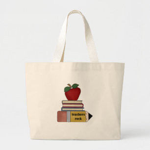 Grand Tote Bag T-shirts et cadeaux de roche de professeurs