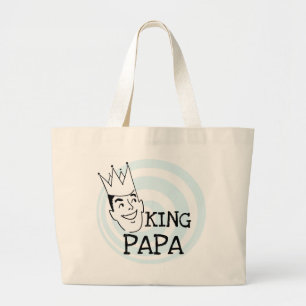Grand Tote Bag T-shirts et cadeaux King Papa