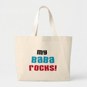 Grand Tote Bag T-shirts et cadeaux My Baba Rocks
