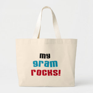 Grand Tote Bag T-shirts et cadeaux My Gram Rocks