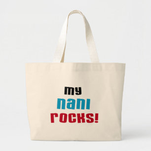 Grand Tote Bag T-shirts et cadeaux My Nani Rocks