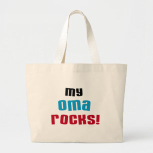 Grand Tote Bag T-shirts et cadeaux My Oma Rocks