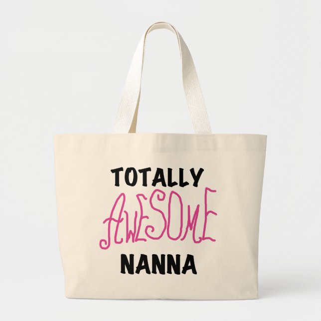 Grand Tote Bag T-shirts et cadeaux Nanna roses absolument géniaux (Devant)