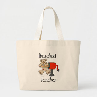 Grand Tote Bag T-shirts et cadeaux préscolaires de professeur