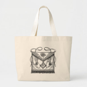 Grand Tote Bag Tablier maçonnique