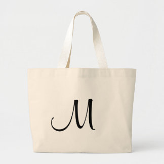 Grand Tote Bag Tan avec le monogramme noir
