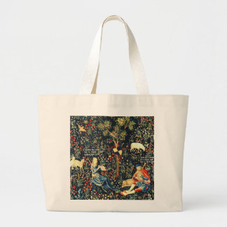 Grand Tote Bag Tapisserie de la Renaissance médiévale Bergers et