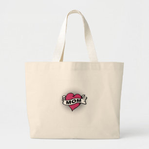 Grand Tote Bag Tatouage de maman