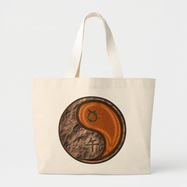 Grand Tote Bag Taurus & Bois Horse (Devant)