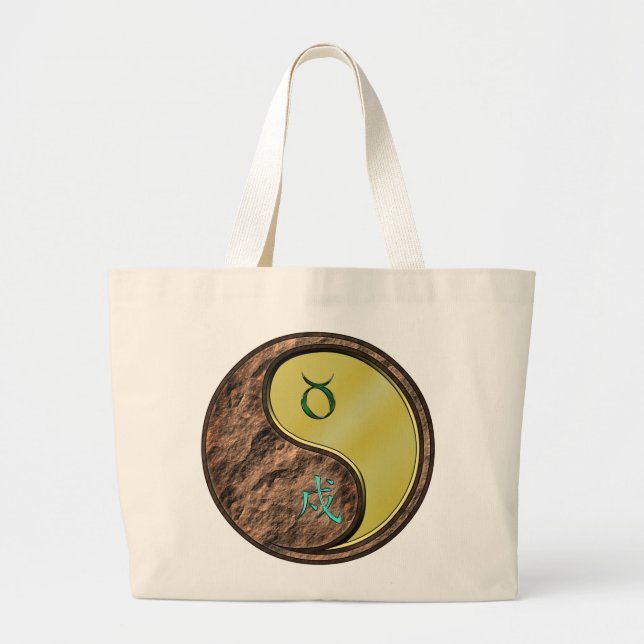 Grand Tote Bag Taurus & Chien métallique (Devant)