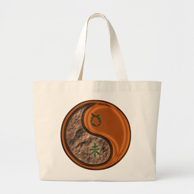 Grand Tote Bag Taurus et chèvre du bois (Devant)