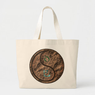 Grand Tote Bag Taurus et Serpent de Terre