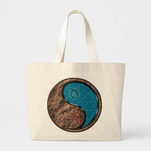 Grand Tote Bag Taurus et tigre d'eau