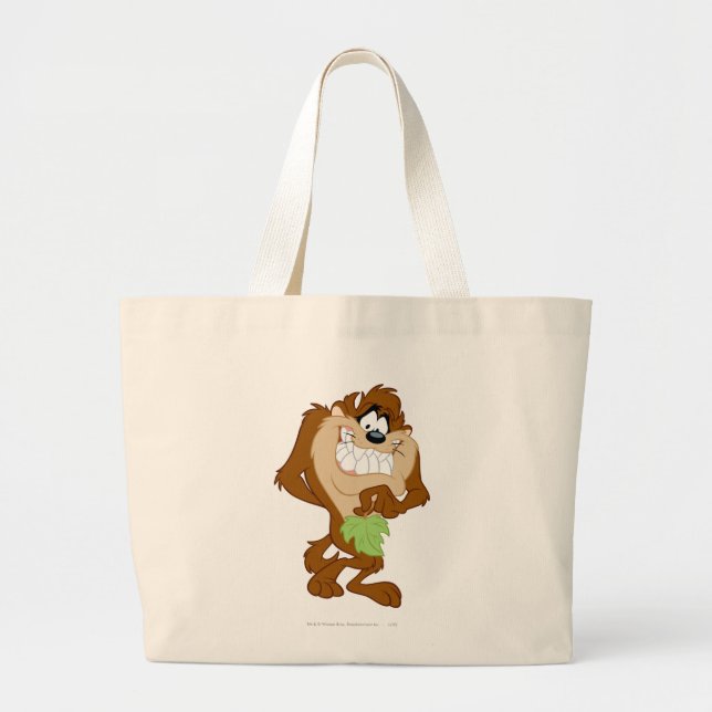Grand Tote Bag TAZ™ tenant une feuille (Devant)