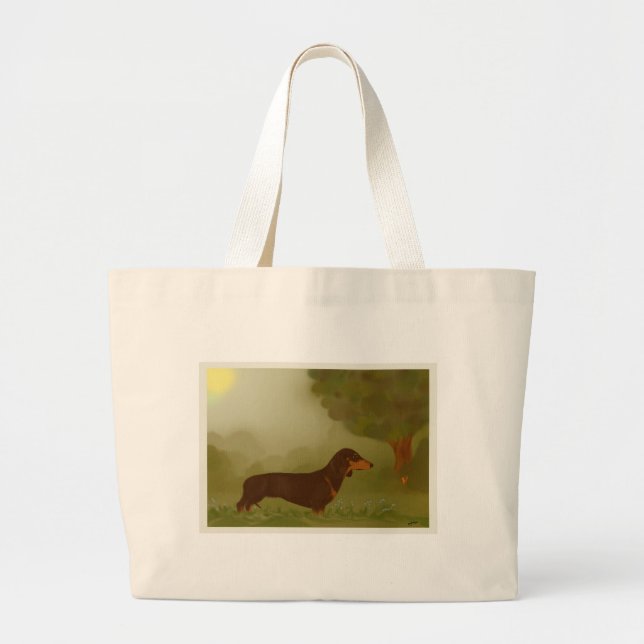 Grand Tote Bag Teckel (Devant)
