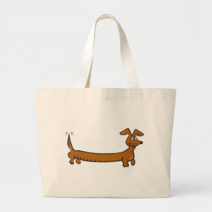 Grand Tote Bag Teckel de Doxie