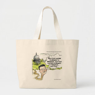 Grand Tote Bag Ted Cruz se glisse hors du Congrès, drôle