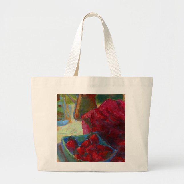Grand Tote Bag Téléchargez votre oeuvre | Tourner la peinture per (Devant)
