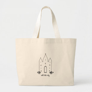 Grand Tote Bag temple de salt lake city utah simple moderne