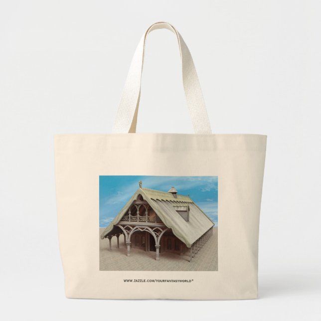 Grand Tote Bag Temple Fantastique (Devant)