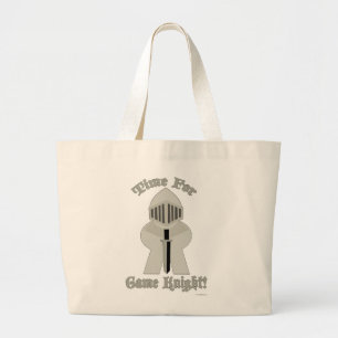 Grand Tote Bag Temps De Jeu Knight Epic Meeple Dessin Amusant