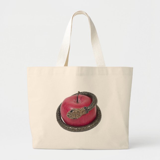 Grand Tote Bag TemptationAppleSnake112311 (Devant)