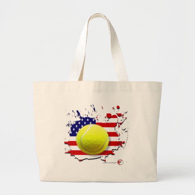 GRAND TOTE BAG TENNIS N'IMPORTE QUI ? (Devant)