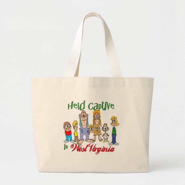 Grand Tote Bag Tenu captif en Virginie-Occidentale (Devant)