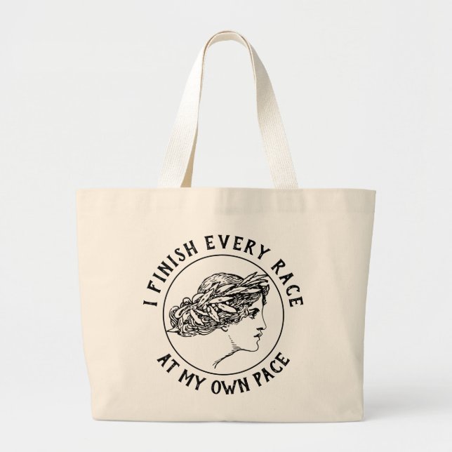 Grand Tote Bag Terminer la course Jumbo Fourre-tout (Devant)