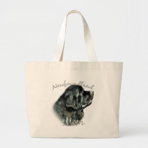Grand Tote Bag Terre-Neuve (noir) Maman 2