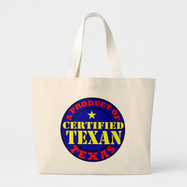 GRAND TOTE BAG TEXAN CERTIFIÉ (Devant)