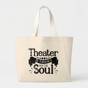 Grand Tote Bag Theater Mask Musical Broadway Actor Actress Gift