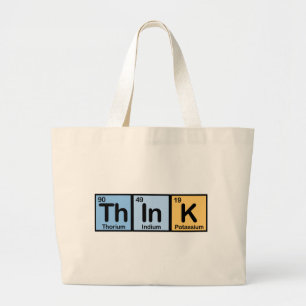 Grand Tote Bag Think a fait des éléments