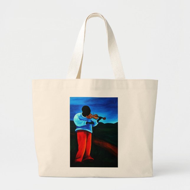 Grand Tote Bag Ti-Jean le violoniste 2008 (Devant)