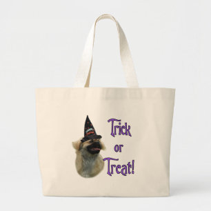 Grand Tote Bag Tibétain Spaniel Trick