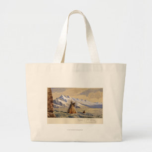 Grand Tote Bag Tipi des Indiens d'Ute, Salt Lake City