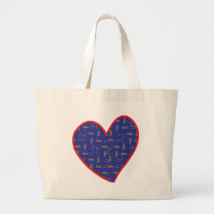 Grand Tote Bag Tir Star Heart