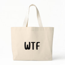 Toile minimaliste drôle WTF Canvas