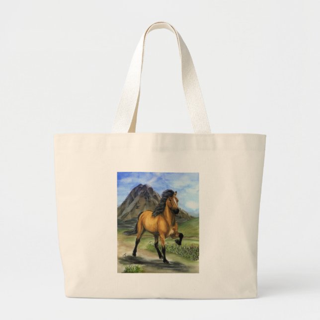 Grand Tote Bag Tolt Doré (Devant)
