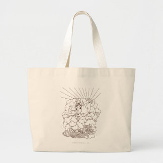 Grand Tote Bag Tom et Jerry Outline